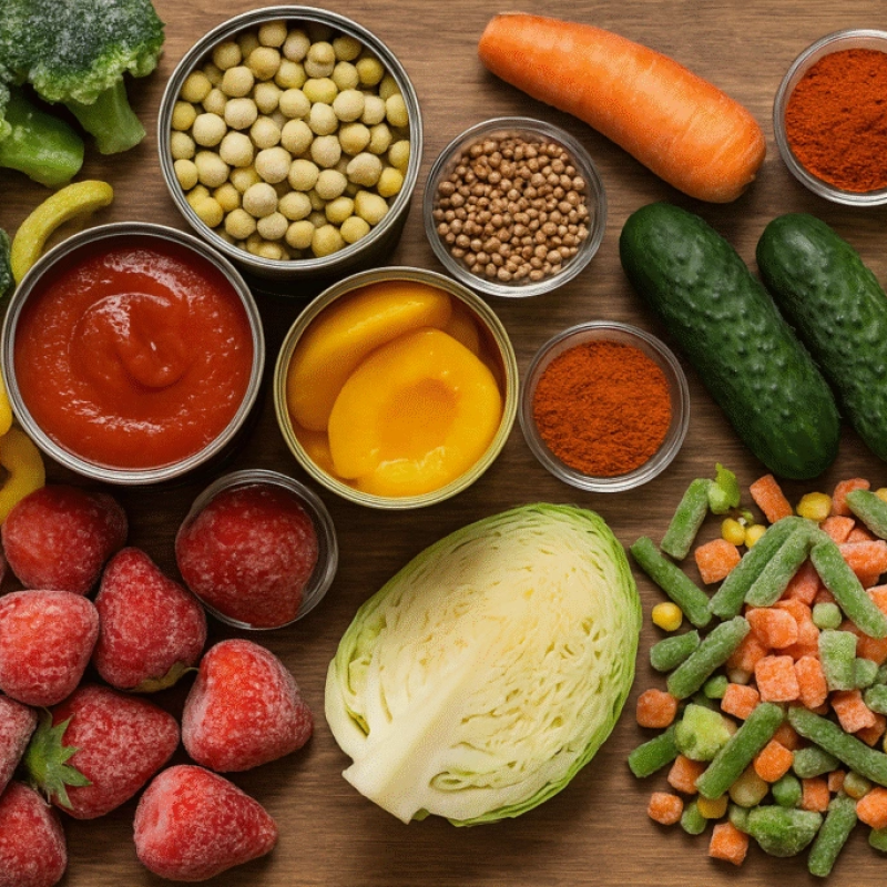 Frozen Fruits and Vegetable Pulp